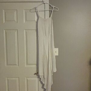 White bohemian style dress